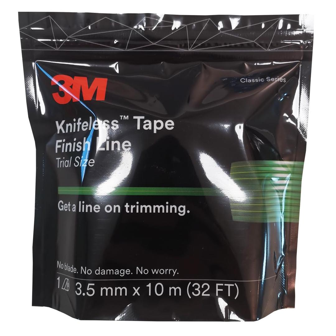 3M Finish Line Knifeless Tape KTS-FL2, Trial Size, Green, 3.5 mm x 10 m