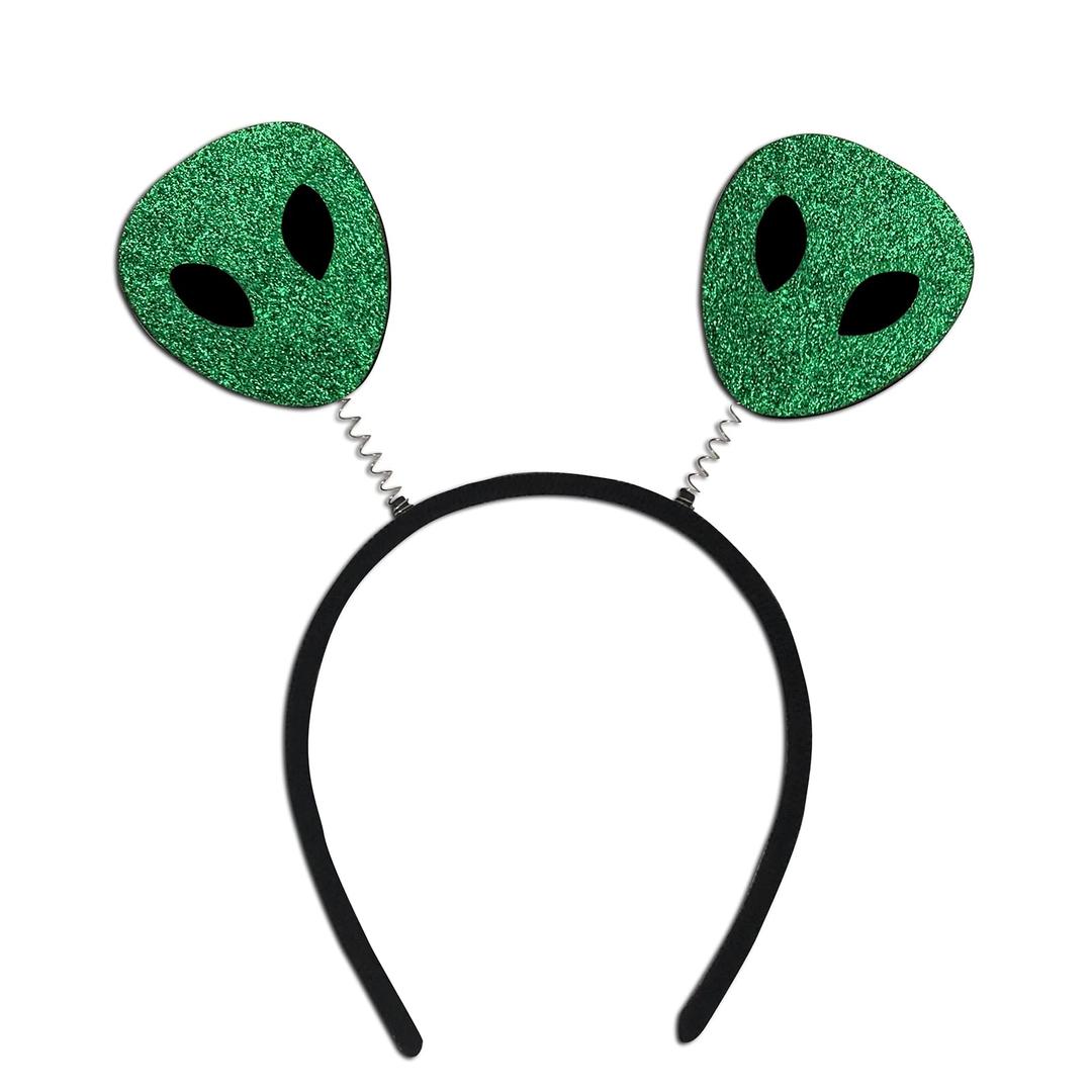 ujktvbaCostume Headwear Alien Headband Plush Material, Halloween Party Supplies, Space Theme, Costume Accessory for Adults and Kids