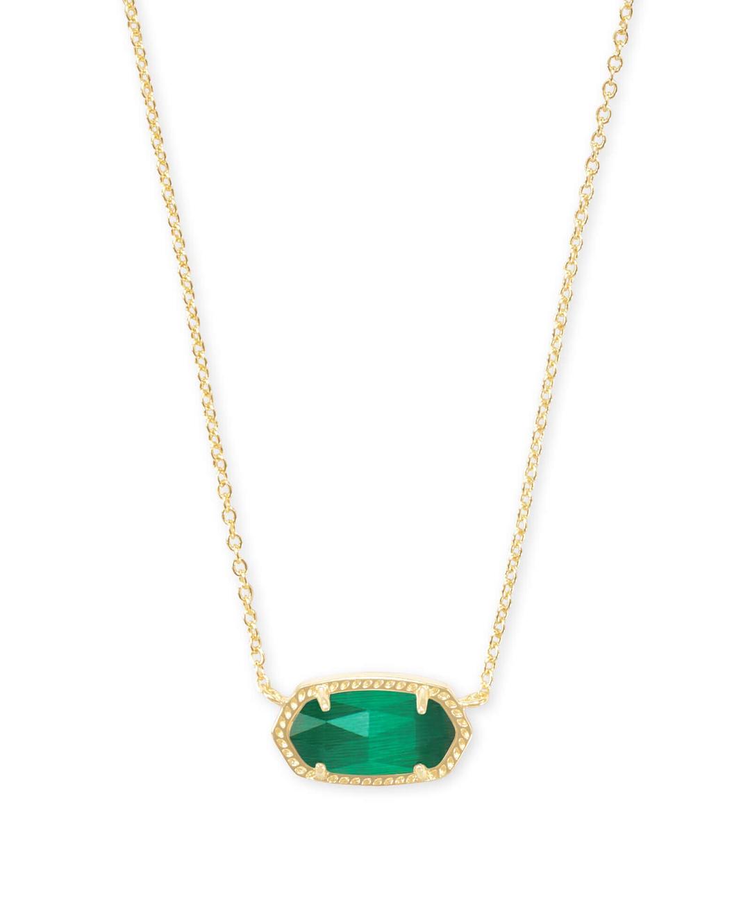 Kendra Scott Elisa Pendant Necklace for Women, Fashion Jewelry, 14k Gold-Plated