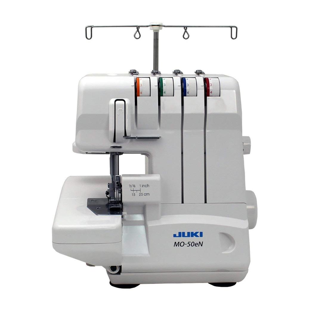 JUKIMO-50E, 3 or 4 Thread Serger, Lay In Tensions, Adjustable Differential Feed, Built In Rolled Hem, Automatic Lower Looper Threader, Retractable Upper Knife (MO-50E/UL)