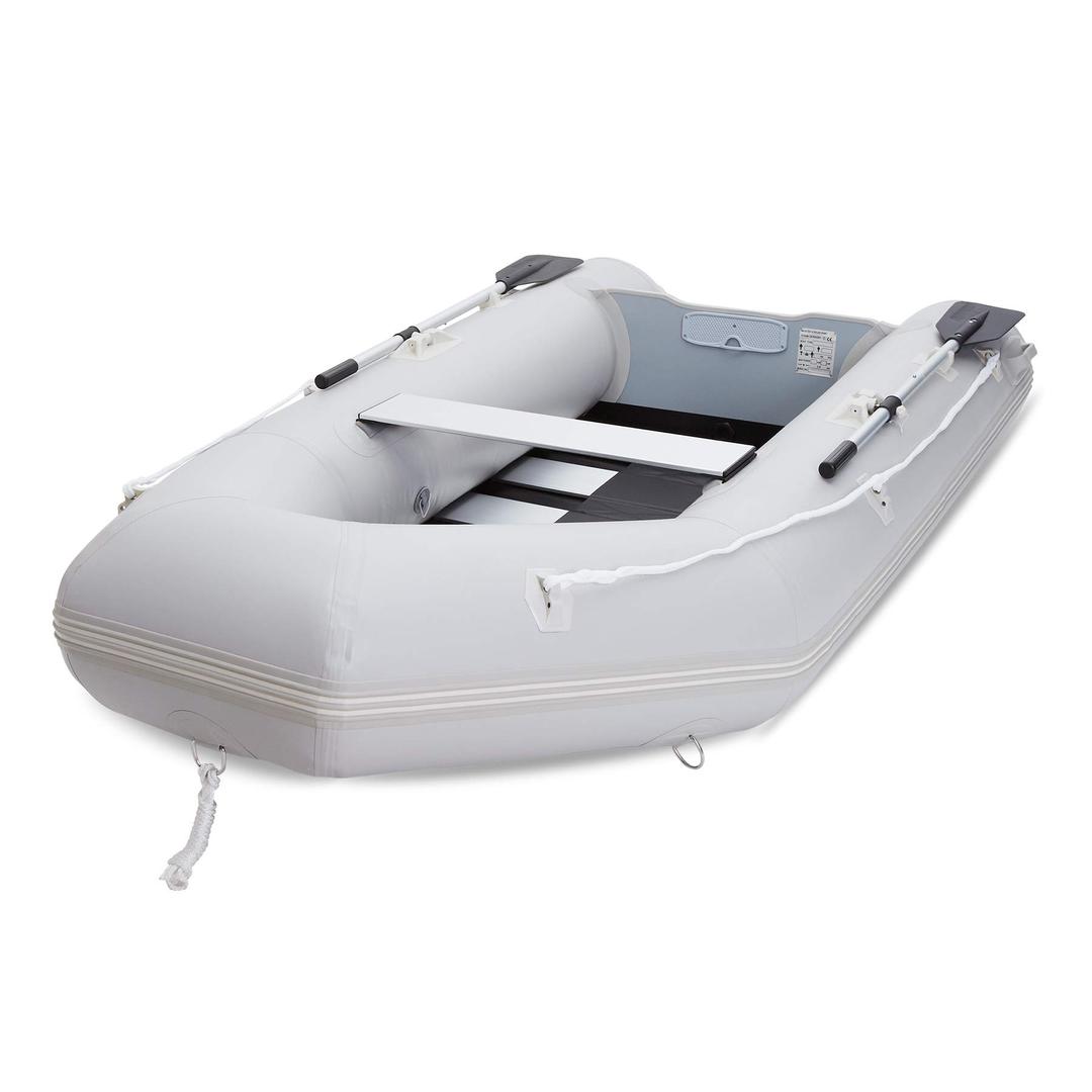 CO-Z 10 ft Inflatable Dinghy Boats with Aluminium Alloy Floor, 4 Person Portable Boat Raft, Inflatable Touring Kayak for Adults, Inflatable Sport Tender Fishing Dinghy Boat