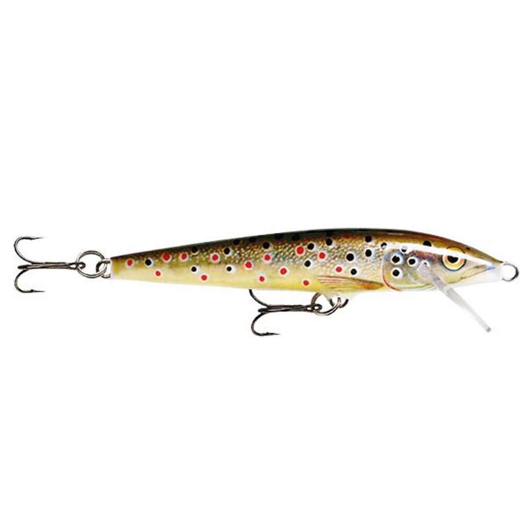 Rapala Original Floating F-7 / 7 cm. Lure (Brown Trout), 9, Perch