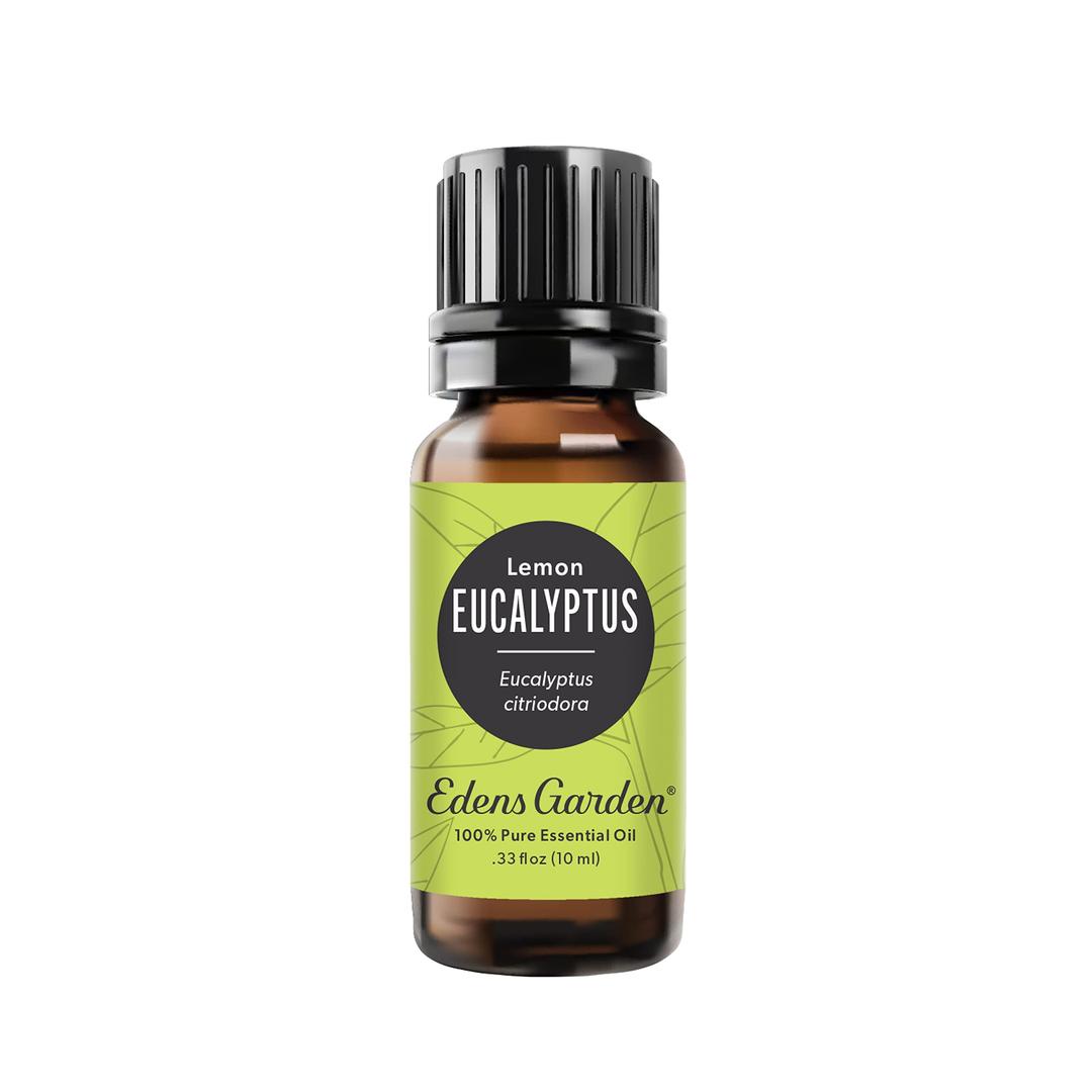 Edens GardenEucalyptus- Lemon Essential Oil- 100% Pure Premium Grade, Undiluted, Natural, Therapeutic, Aromatherapy, The Best for Diffuser, Candle, Laundry, Humidifiers 10 ml (.33 fl oz)