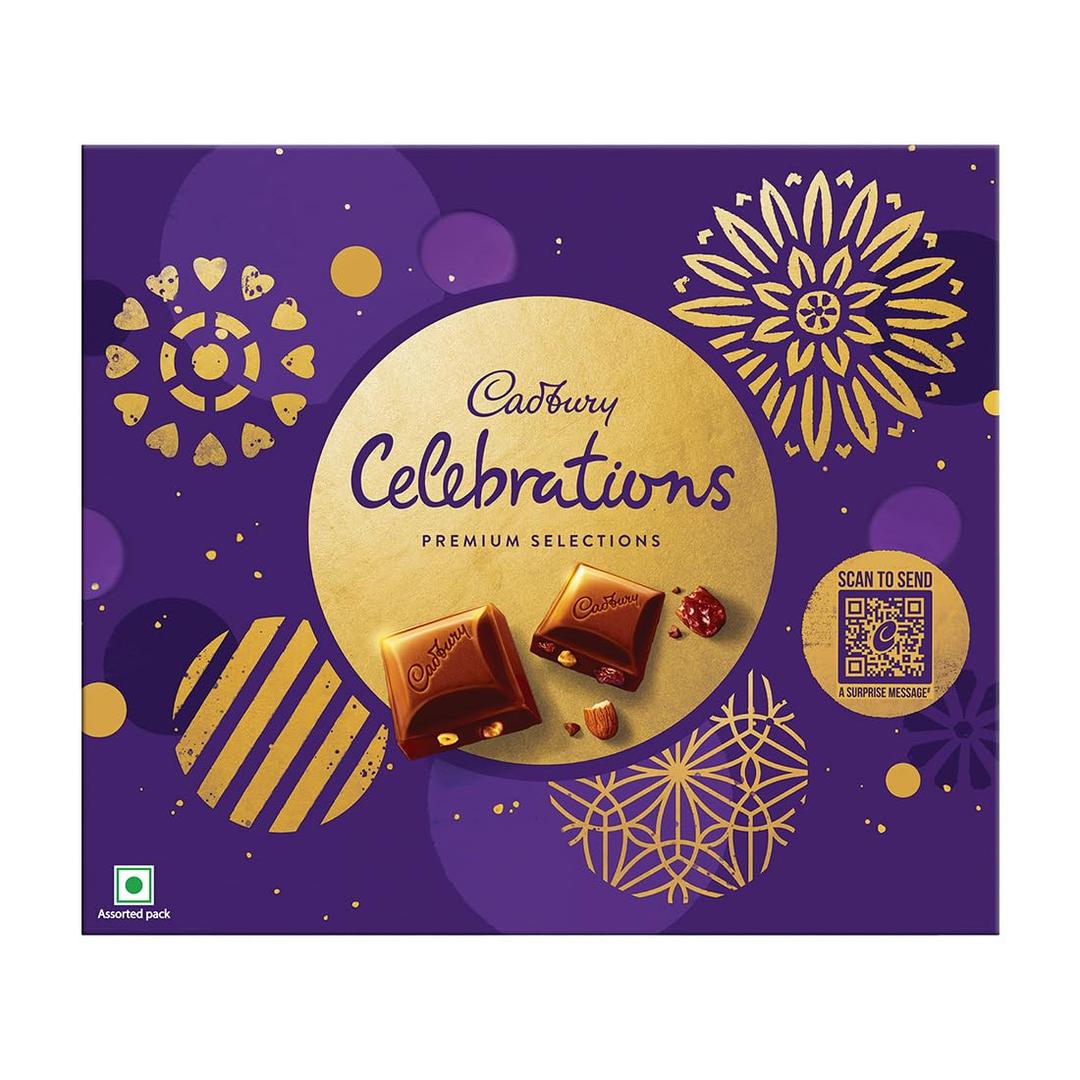 Cadbury Celebrations Premium Selections Chocolates Diwali Gift Pack, 268 g