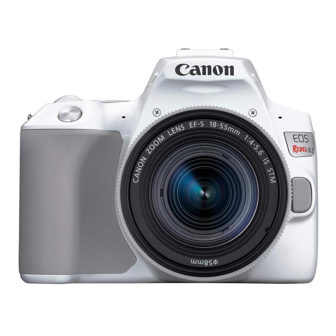 Canon EOS Rebel SL3 Digital SLR Camera with EF-S 18-55mm Lens Kit, Built-in Wi-Fi, Dual Pixel CMOS AF and 3.0 inch Vari-Angle Touch Screen, White