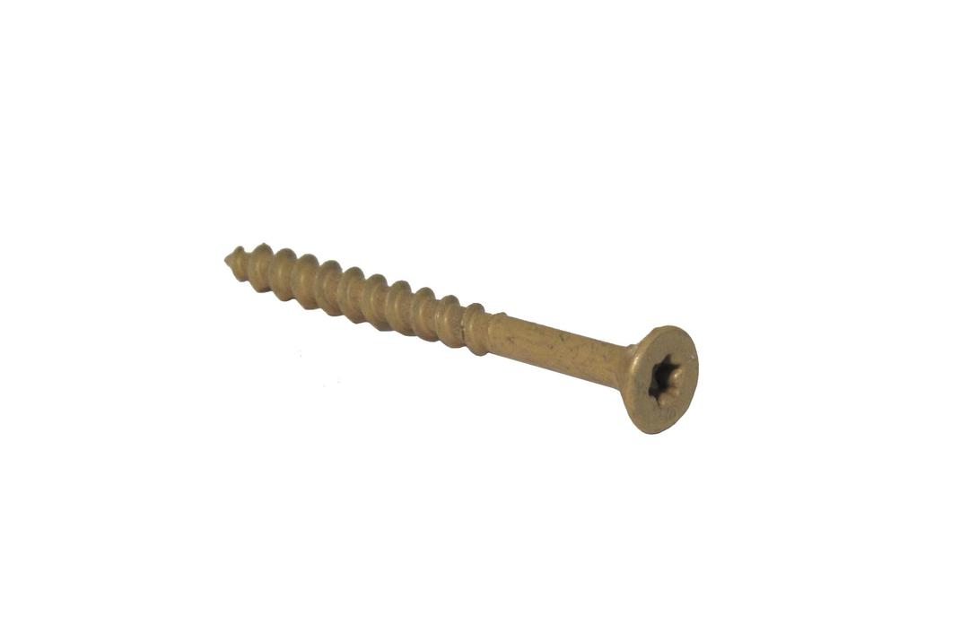 Grip Rite Prime Guard Grip Rite P114STT5#8 x 1-1/4" Exterior Star Drive Screws, Tan (5-Pound Tub)