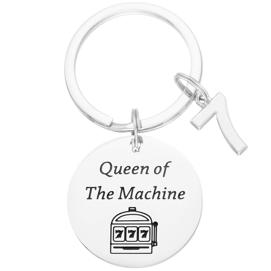 Slot Machine Keychain Gifts for Women Lady Gamblers Casino Lover Slot Machine Themed Gifts