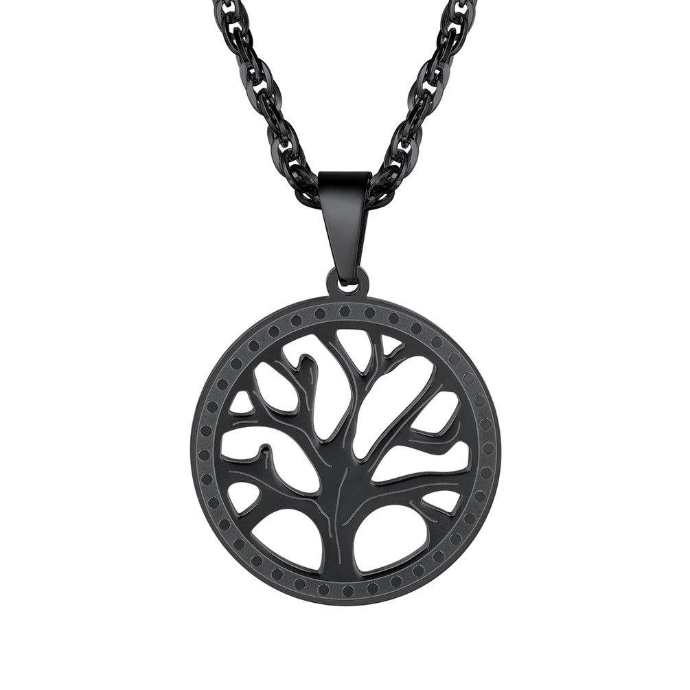 PROSTEELTree of Life Necklace,Nature Spiritual Necklace,Family Tree Necklace,Mens Womens Jewelry, Come with Box