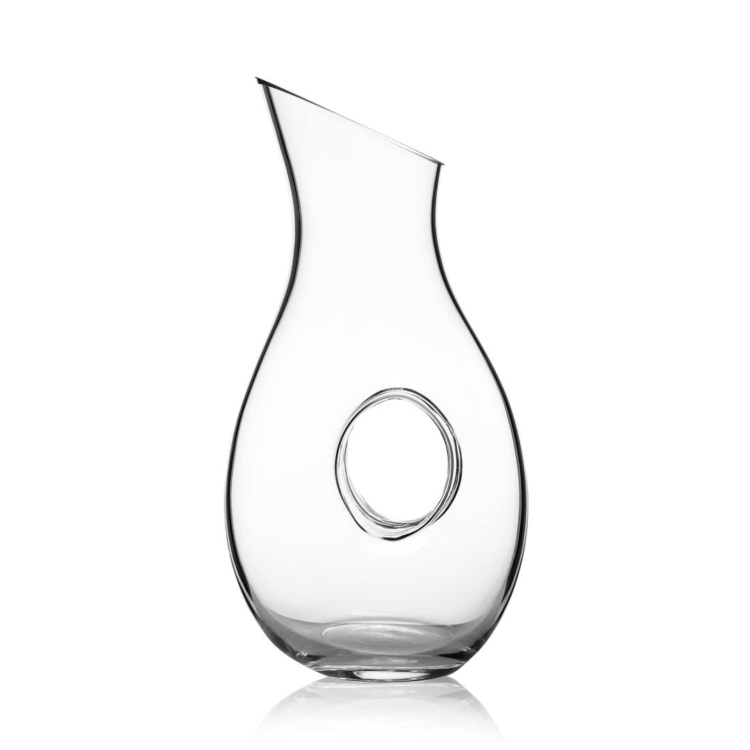 Luigi BormioliCrescendo 48 Ounce Carafe, Crystal SON-hyx Glass, Made In Italy.