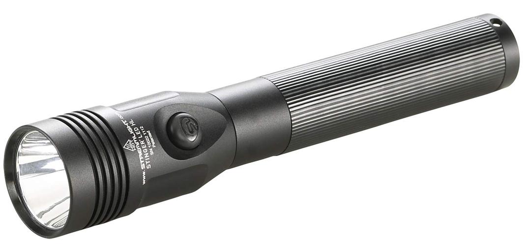 Streamlight75430 Stinger LED High Lumen Rechargeable Flashlight with 120-Volt AC/12-Volt DC Charger and 2-Holders - 800 Lumens