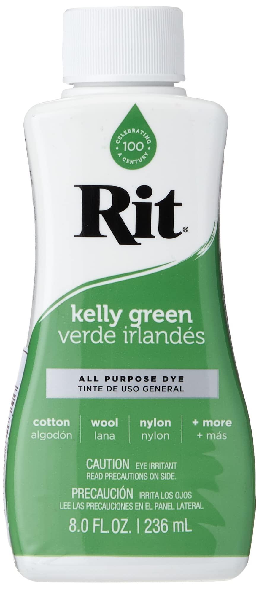 Rit DyeRit All Purpose Liquid Dye 236ml, Kelly Green, 236 Millilitre