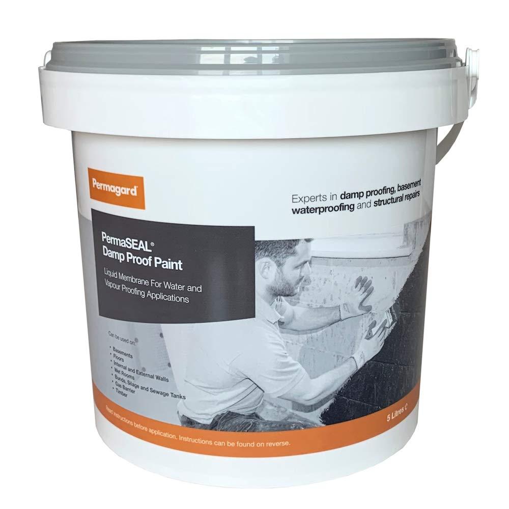 Perma-Seal Damp Proof Paint 5L - Liquid Damp Proof Membrane (White)