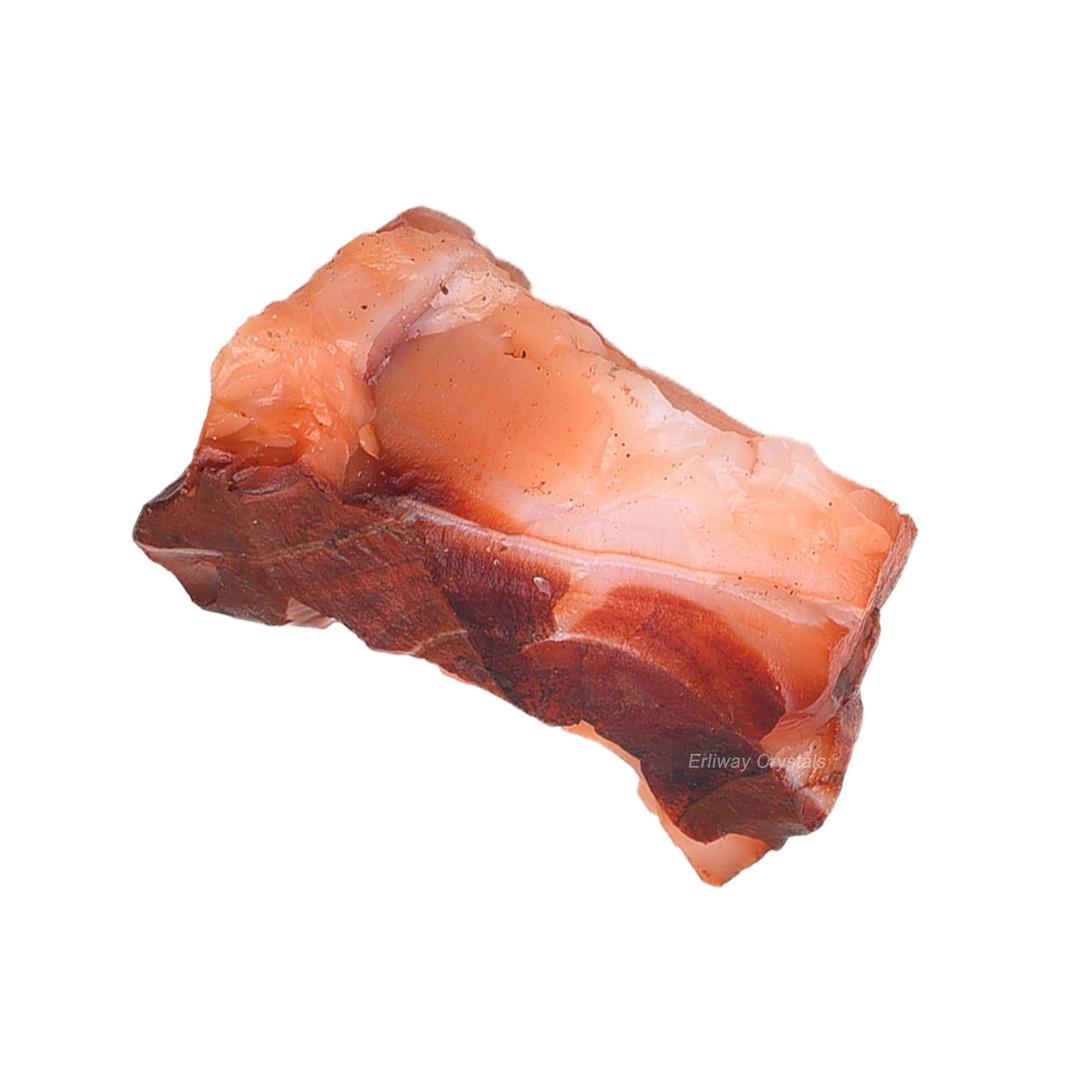 Carnelian Raw Crystals, Large 1.25-2.0" Healing Crystals Natural Rough Stones Crystal for Tumbling, Cabbing, Fountain Rocks, Decoration, Polishing, Wire Wrapping, Wicca & Reiki