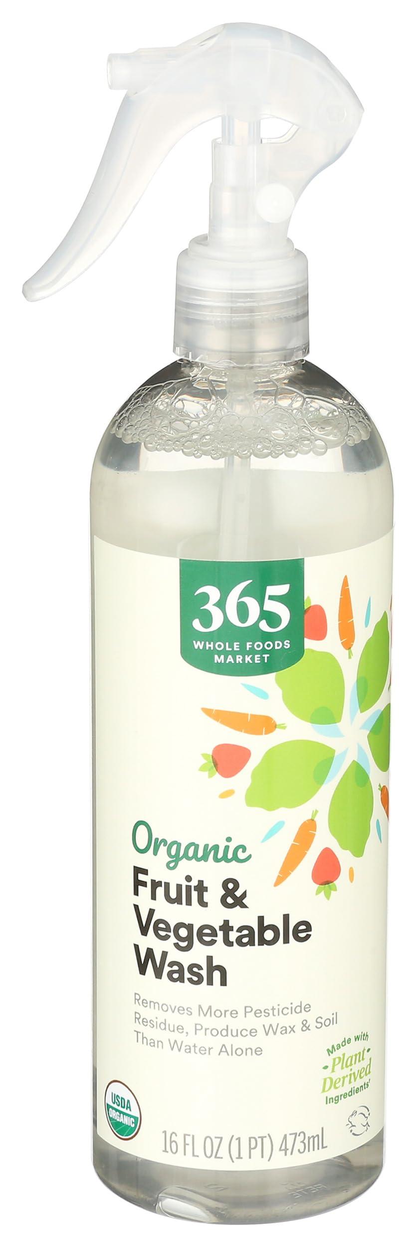 Whole Foods Market, Organic Fruit & Vegetable Wash, 16 Fl Oz