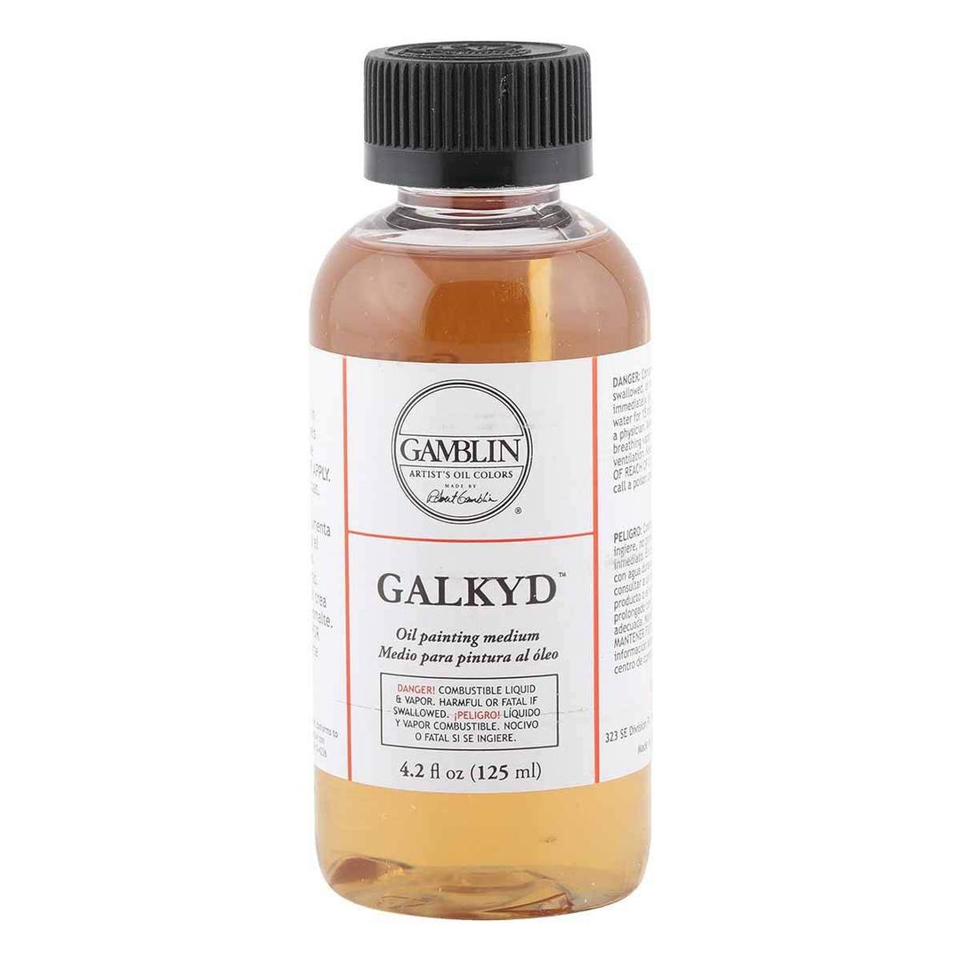 GamblinARTISTS COLORS CO Gamblin Galkyd Painting Medium 4 oz Bottle, 4.2 Fl Oz (Pack of 1), 4