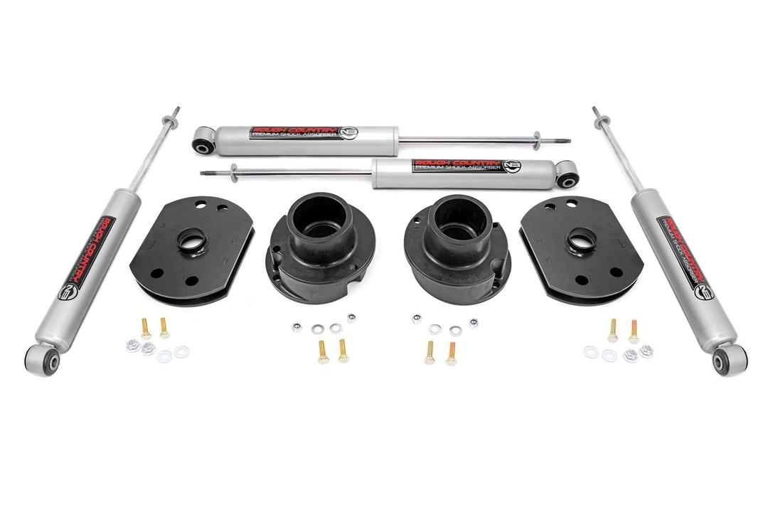 Rough Country 2.5" Lift Kit w/N3 Shocks for 2014-2024 Ram 2500 4WD - 30230