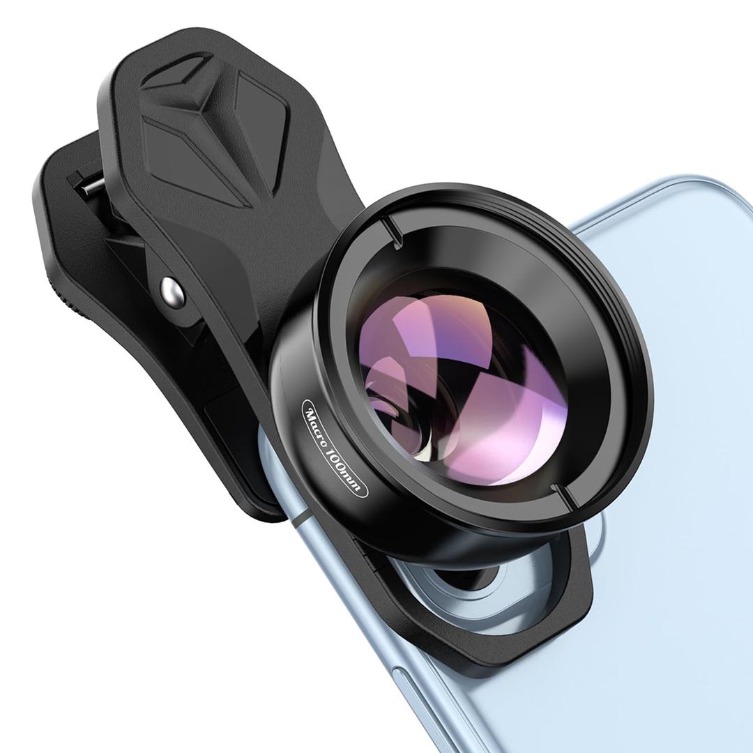 Evil eyeMacro Phone Lens, 10X Macro Lens Kit for Smartphone with Universal Clip, Professional Macro Photography Lens for iPhone, Samsung and Most of Android Smartphone