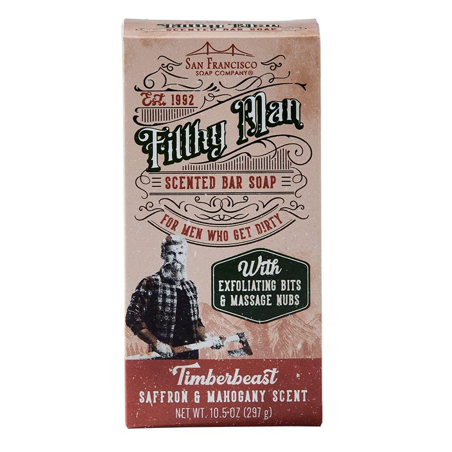 San Francisco Soap CompanyFilthy Man Scented Bar Soap (Timberbeast Saffron and Mahogany)