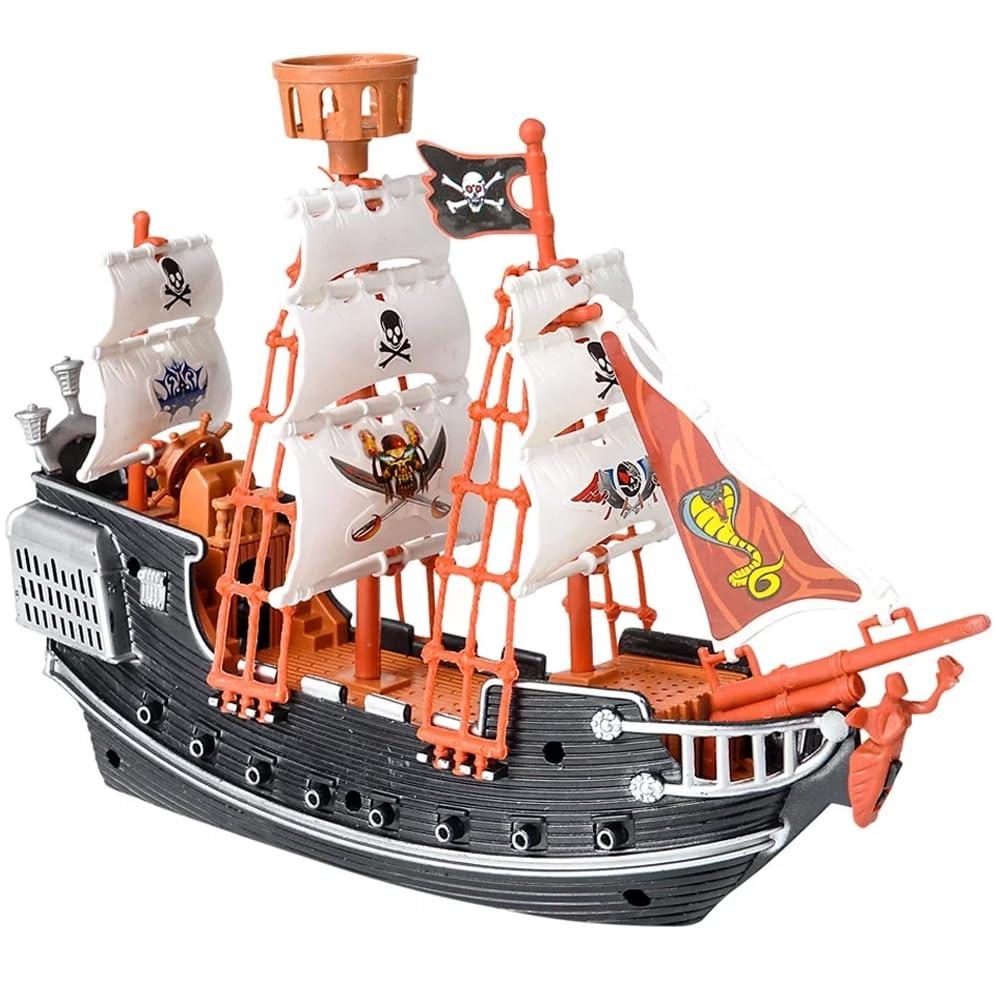 Rhode Island Novelty10 Inch Pirate Boat, One Per Order