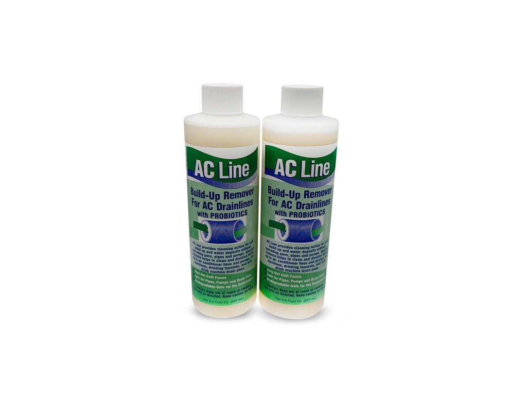 AC Drain Line Cleaner - 2 Pack / 6 Month Supply - Cleans HVAC drain lines, condensate lines, fountain drink drain lines and more.