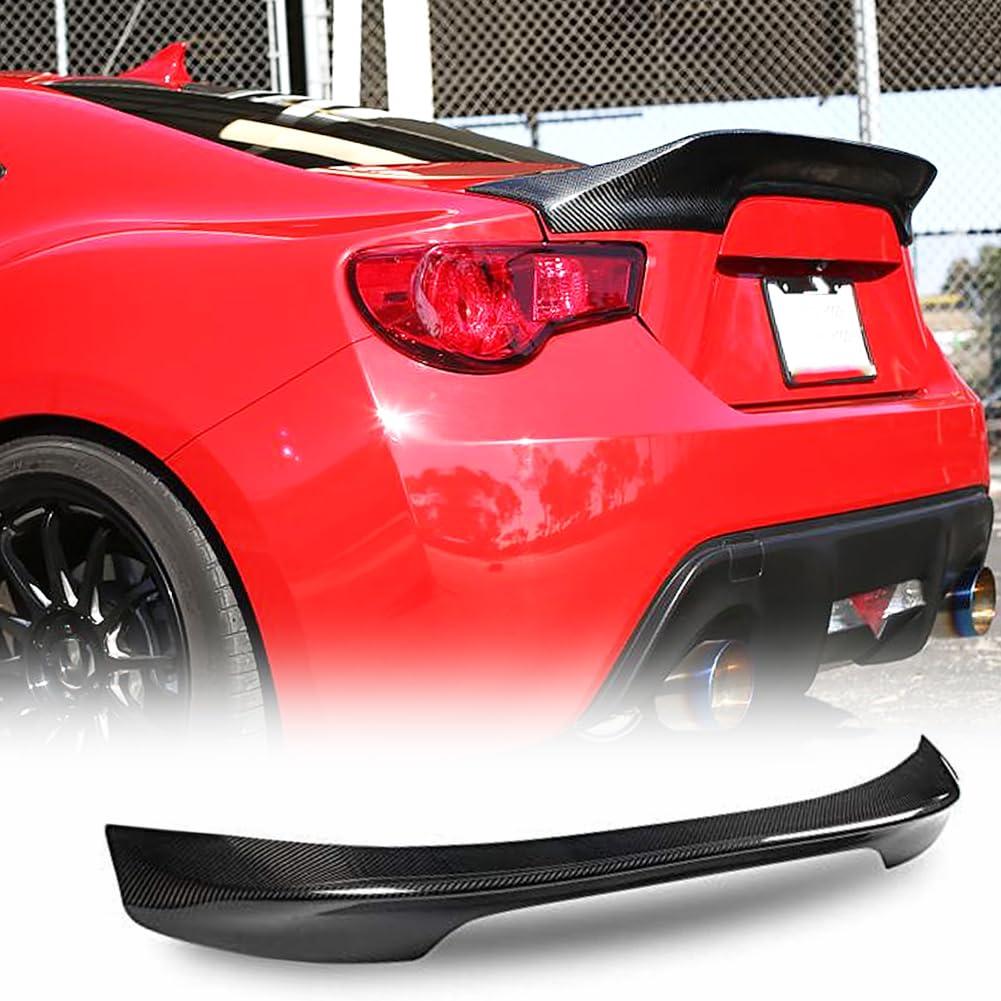 Carbon Fiber Rear Spoiler for Subaru BRZ Toyota GT86 Scion FRS 2013-2020 Custom Parts Trunk Lip Spoiler High Kick Rear Wing Spoiler Body Kits Factory Outlet