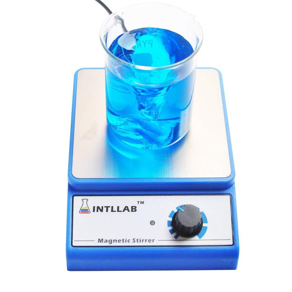 Magnetic Stirrer Stainless Steel Magnetic Mixer with stir bar (No Heating) Max Stirring Capacity: 3000ml