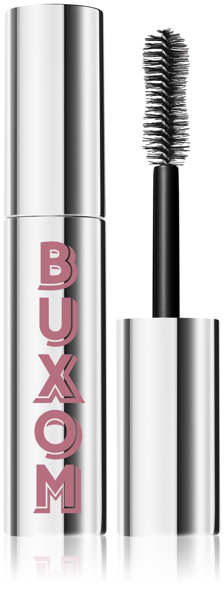 BuxomXtrovert Mascara, Lengthening & Lifting Mascara for Lash Volume, Lift & Length, 12HR Wear, Clump-Free, Smudge-Proof, Black