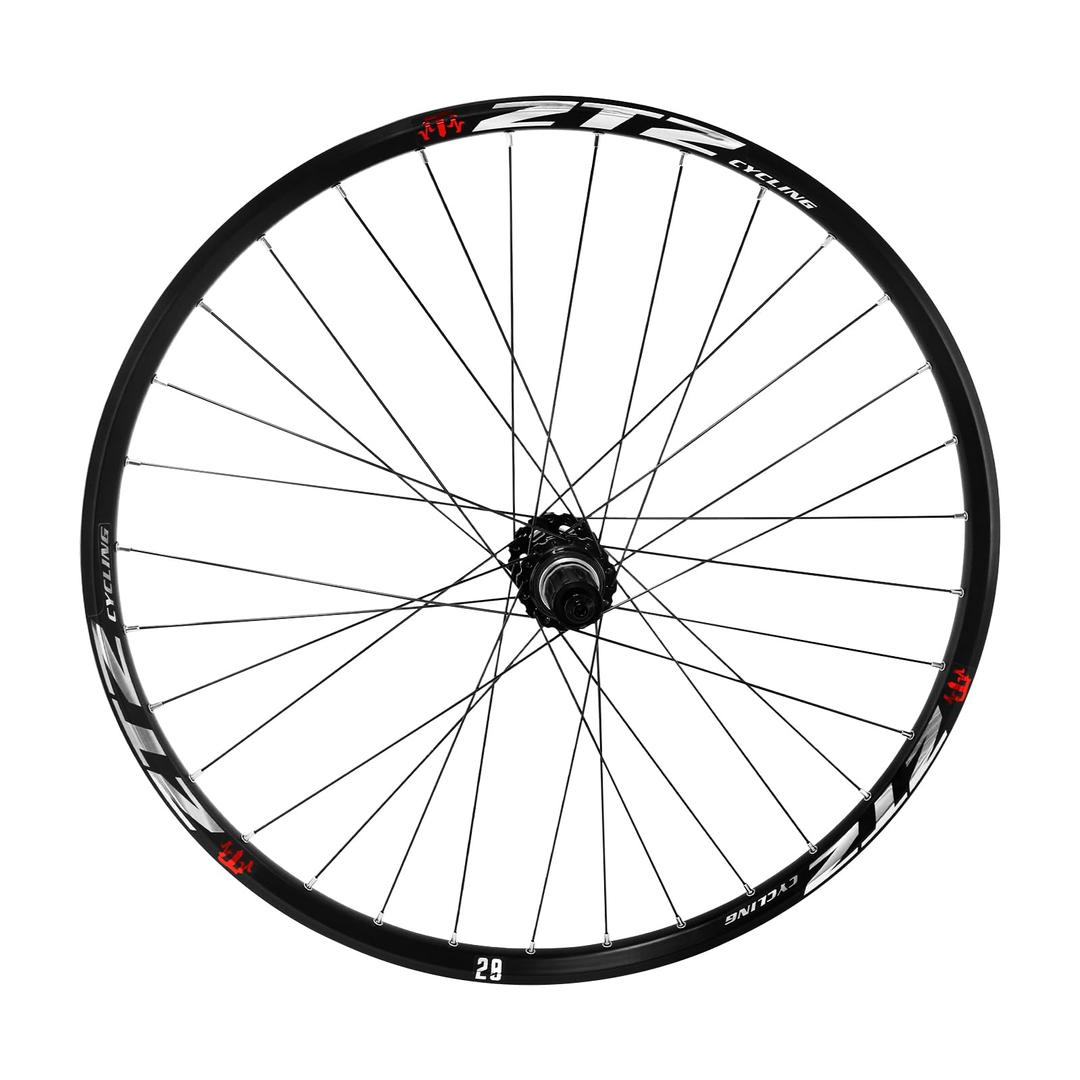 ZTZ 26"/27.5"/29" Mountain Bike Wheelset，Ultralight Aluminum Alloy Rim 32H High Strength Bike Wheels， Quick Release Disc Brake MTB Wheel Set， Compatible 7-12 Speed Cassette