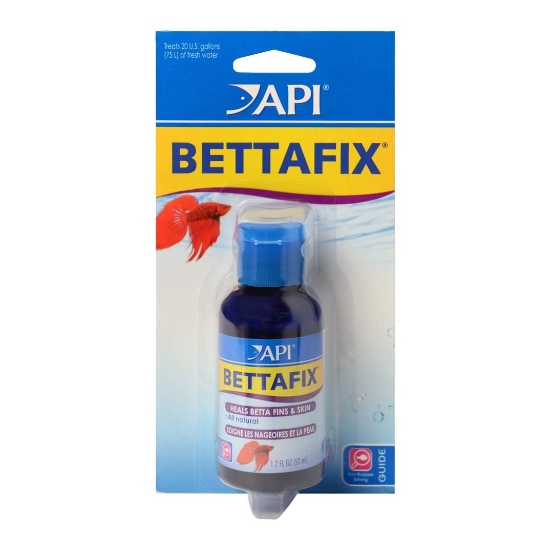 API BETTAFIX Antibacterial & Antifungal Betta Fish Infection and Fungus Remedy 1.7-Ounce Bottle