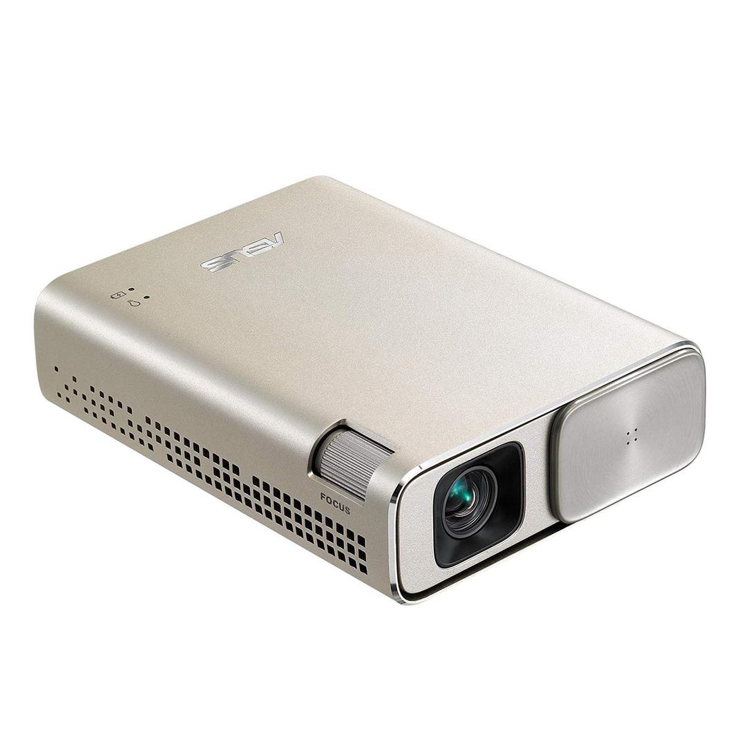 ASUS ZenBeam Go E1Z Portable LED Projector, USB Connection, 150 Lumens, Built-In 6000 mAh Battery, 5 Hour Long Projection, Power Bank