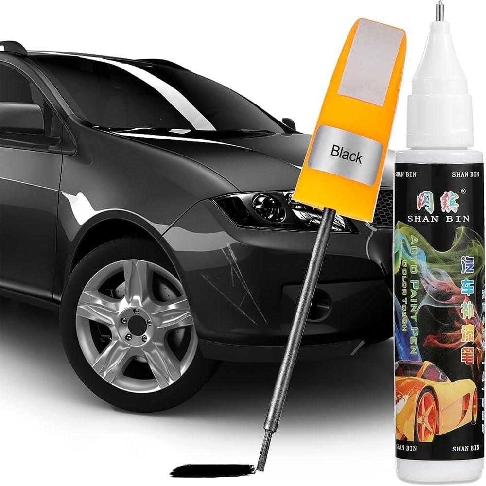 1-Pack black Car Paint Repair Pen Paint Scratch Repair Pen 2-in-1 Car Detailing Pen for Light Scratches, Surface Damage General Purpose Vehicle Car scratch repair cream，Car Scratch Repair Paste