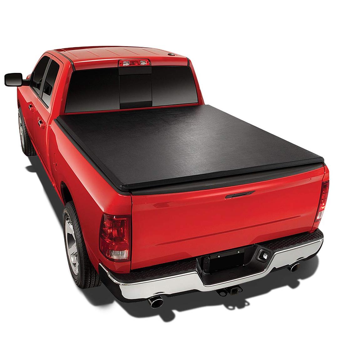 Soft Top Tri-Fold Tonneau Cover Compatible with Dodge Dakota 5.25FT Fleetside Bed 00-04