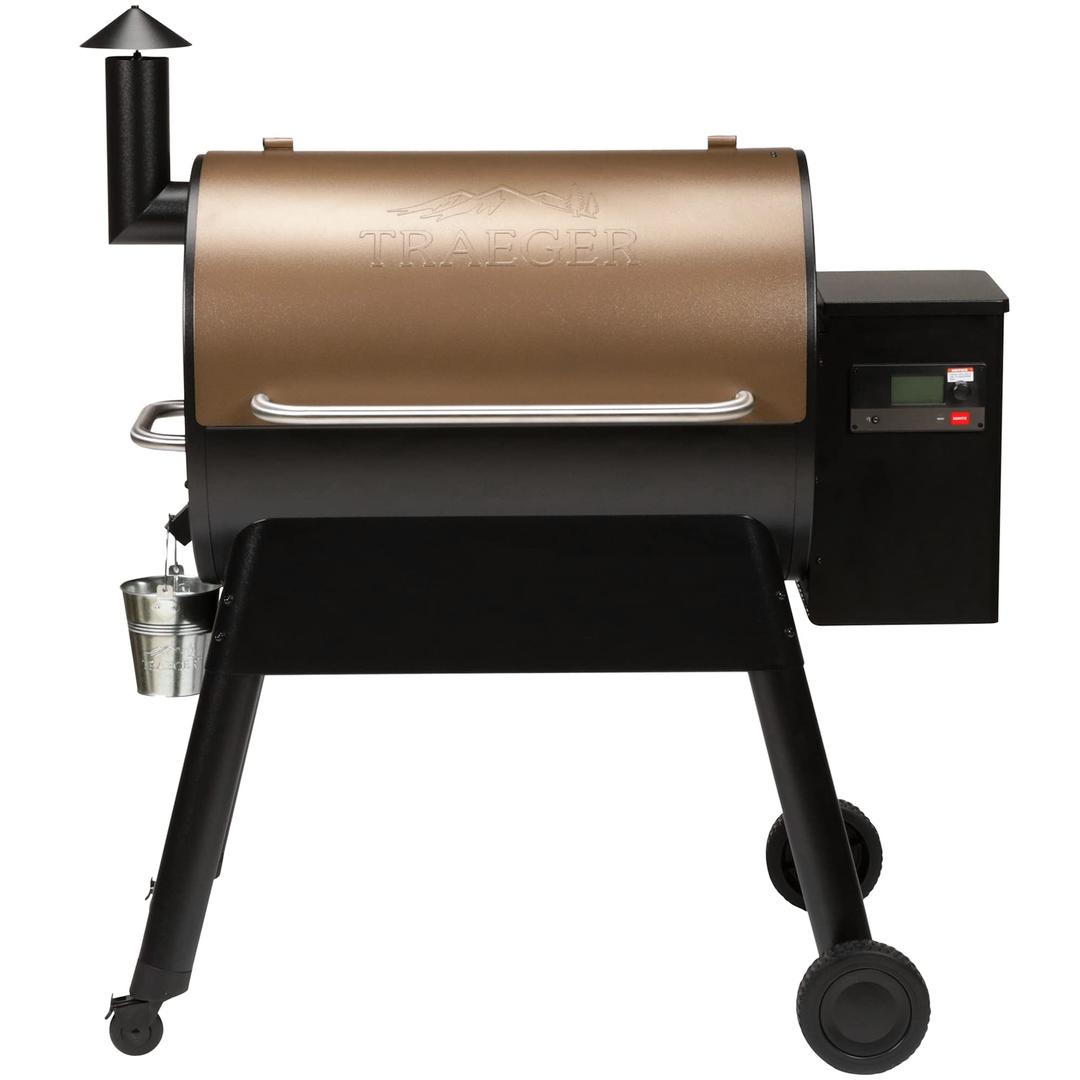 TraegerGrills Pro 780 Electric Wood Pellet Grill and Smoker, Bronze, 780 Square Inches Cook Area, 500 Degree Max Temperature, Meat Probe, 6 in 1 BBQ Grill with WiFi and app connectivity