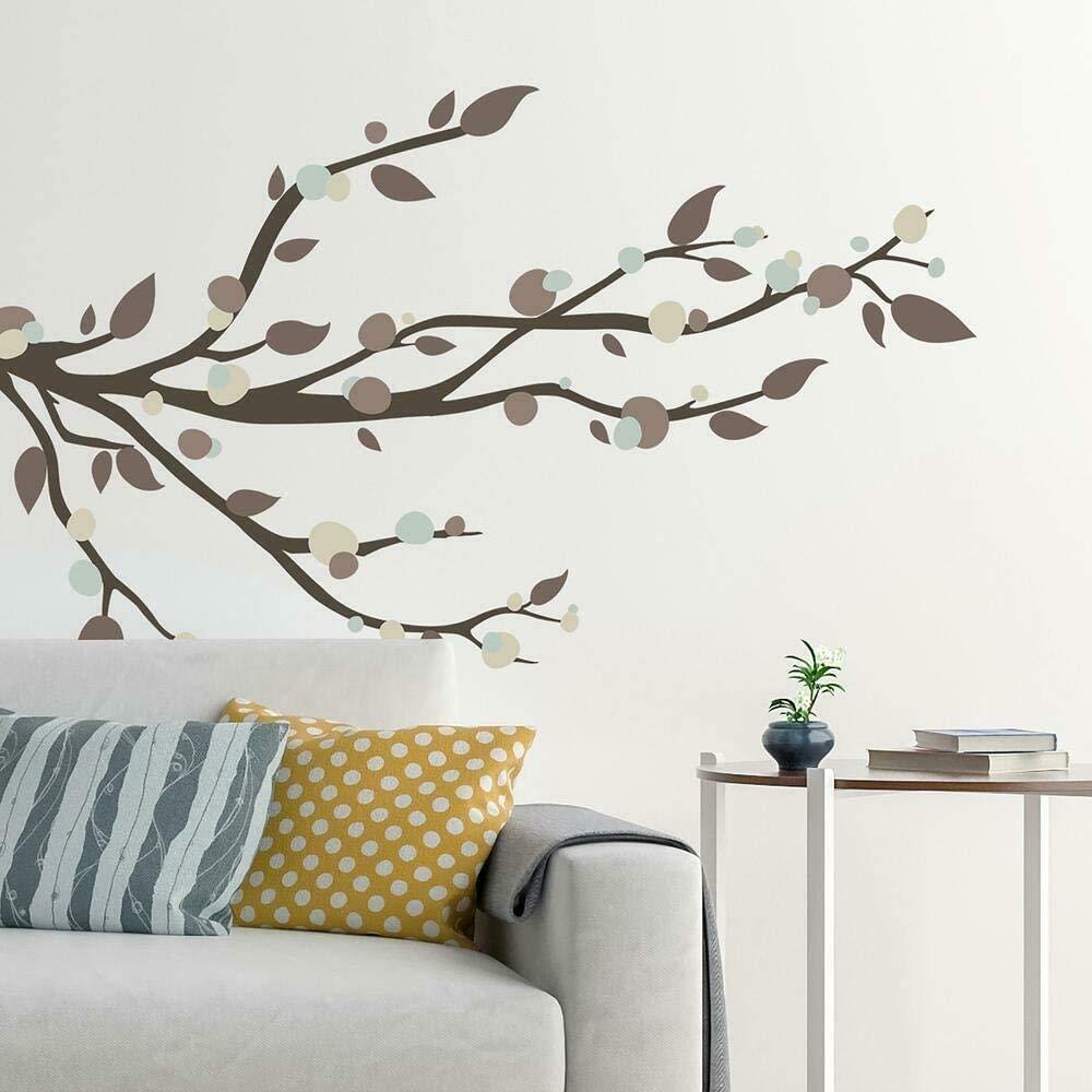 RoomMates RMK2401SCS Mod Gray Branch Peel and Stick Wall Decals