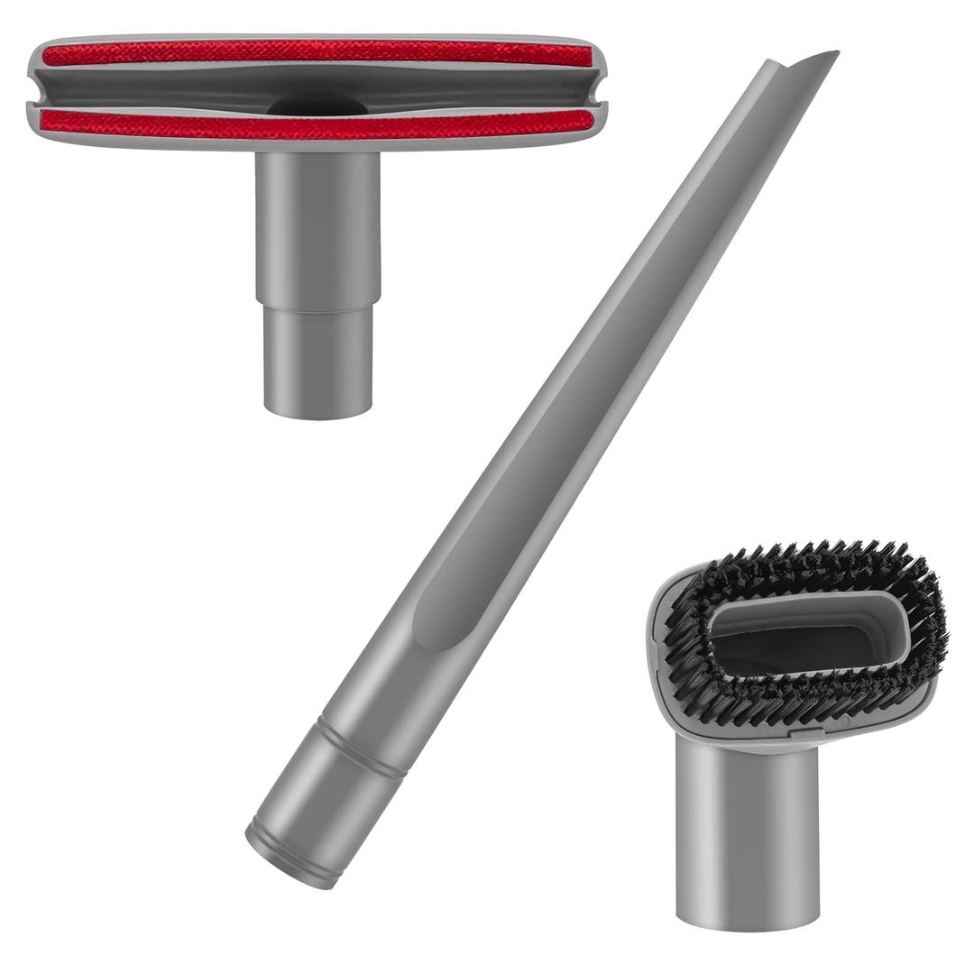 Crevice Tool and Dust Brush Upholstery Tool Compatible with Shark Navigator Lift-Away Vacuum Cleaner Models NV350, NV351, NV352, NV355, NV356E, NV357, NV360, NV370, UV440, Compare to Part No.112FFJ