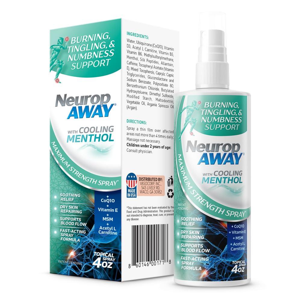 NeuropAWAYVasoCorp Spray with Menthol | 4.0 oz |