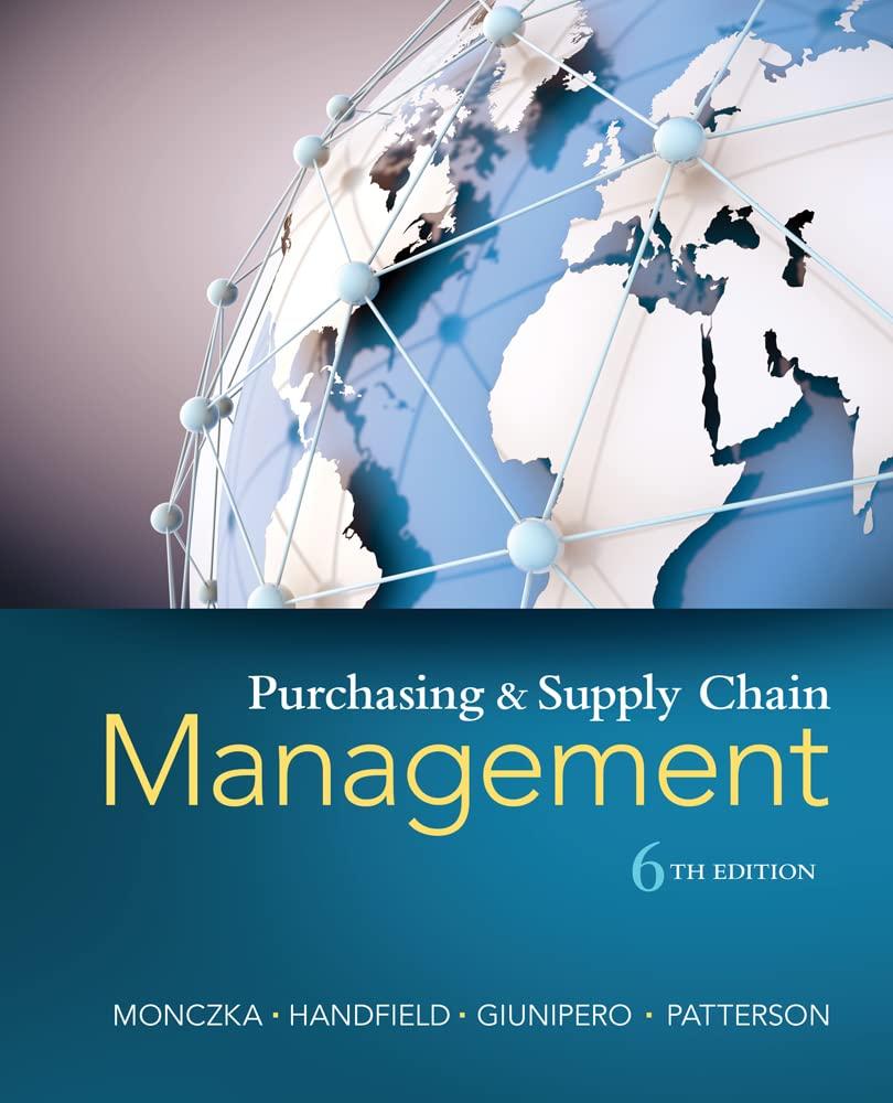 Purchasing and Supply Chain Management 6th Edition