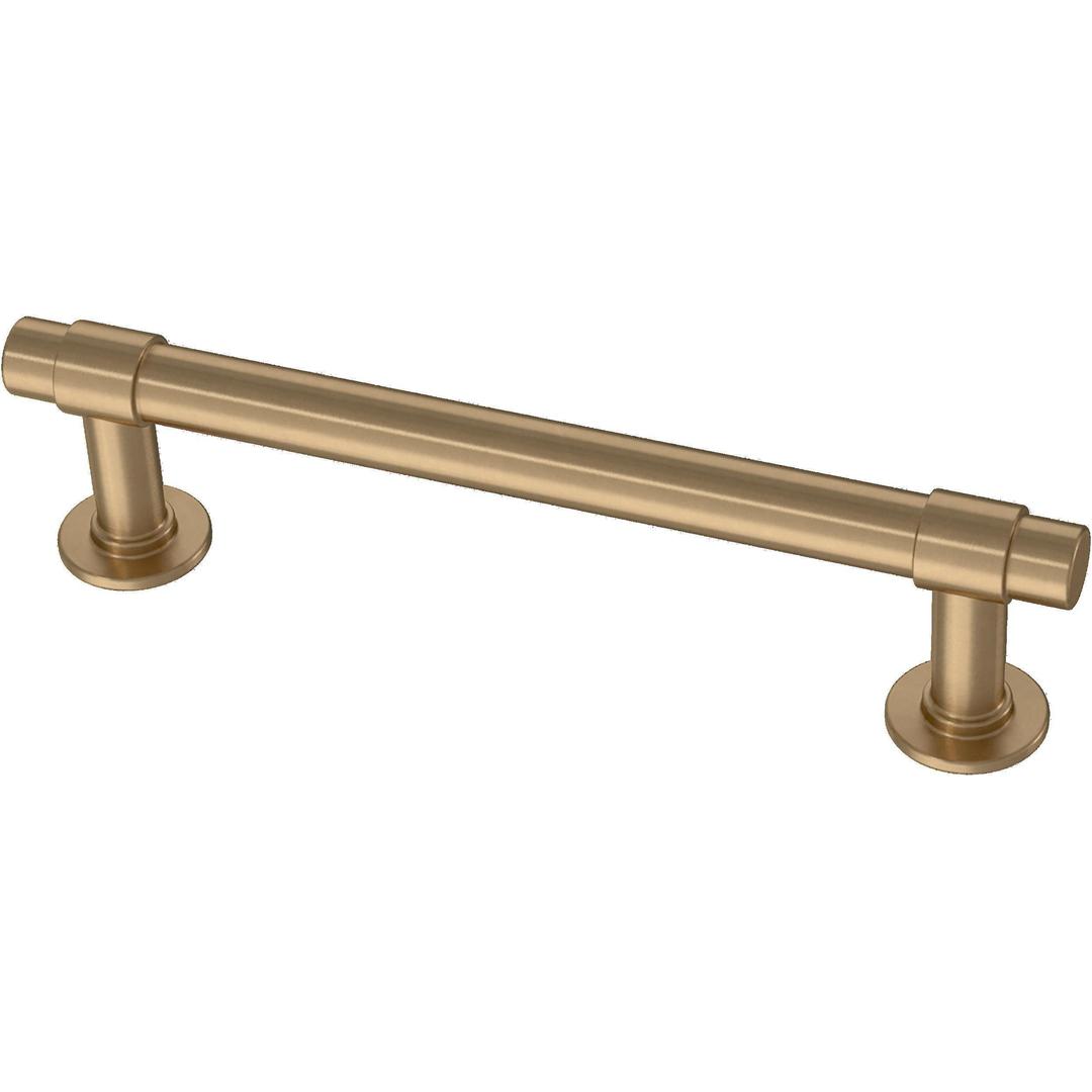 Franklin BrassFrancisco (10-Pack) Cabinet Handles 4" Hole to Hole Champagne Bronze Kitchen Cabinet Pulls Drawer Handles Cabinet Hardware Dresser Gold Drawer Pulls P29617Z-CZ-B