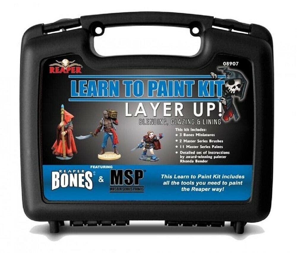 REAPER: 08907 - Learn to Paint: Layer Up! Bones Paint Set