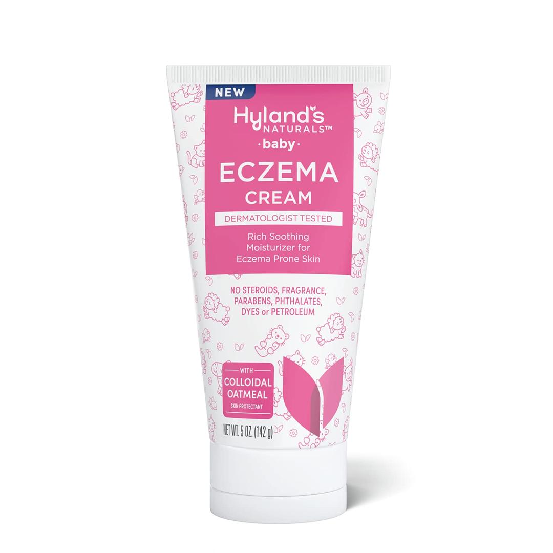 Hyland'sBaby Eczema Cream, Rich Soothing Moisturizer for Eczema Prone Skin, With Colloidal Oatmeal, 5 ounce