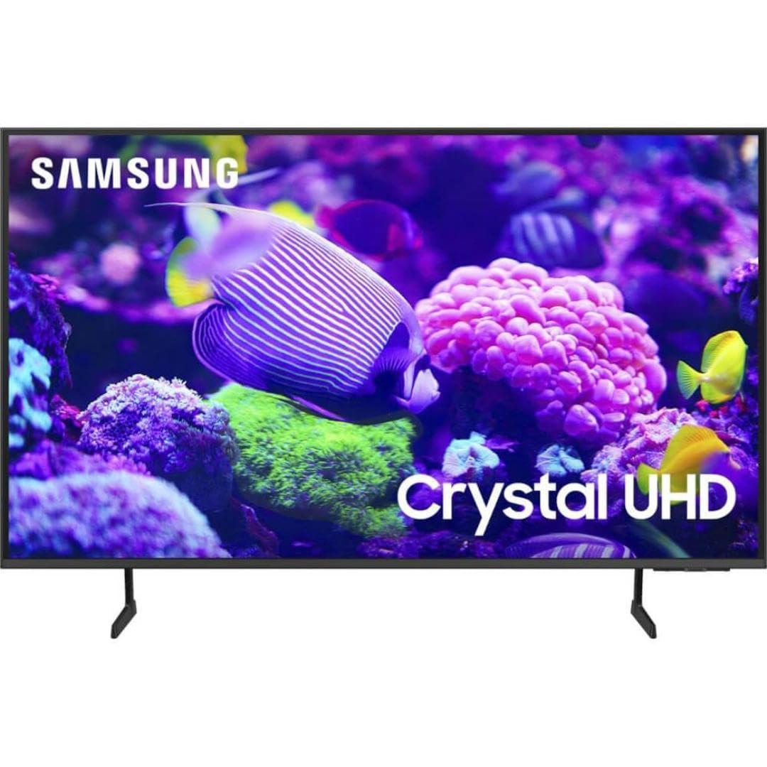 SAMSUNG55-Inch Class Crystal UHD 4K DU7200 Series HDR Smart TV w/Object Tracking Sound Lite, PurColor, Motion Xcelerator, Mega Contrast, Q-Symphony (UN55DU7200, 2024 Model)