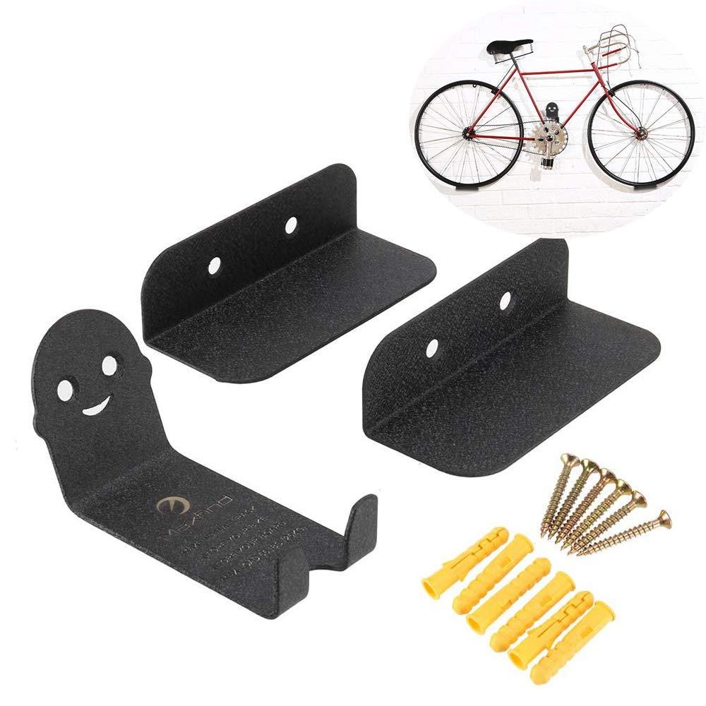 BBQ Bike Pedal Hanger Bike Rack Garage Wall Mount Bike Hanger Horizontal System Indoor Bike Storage