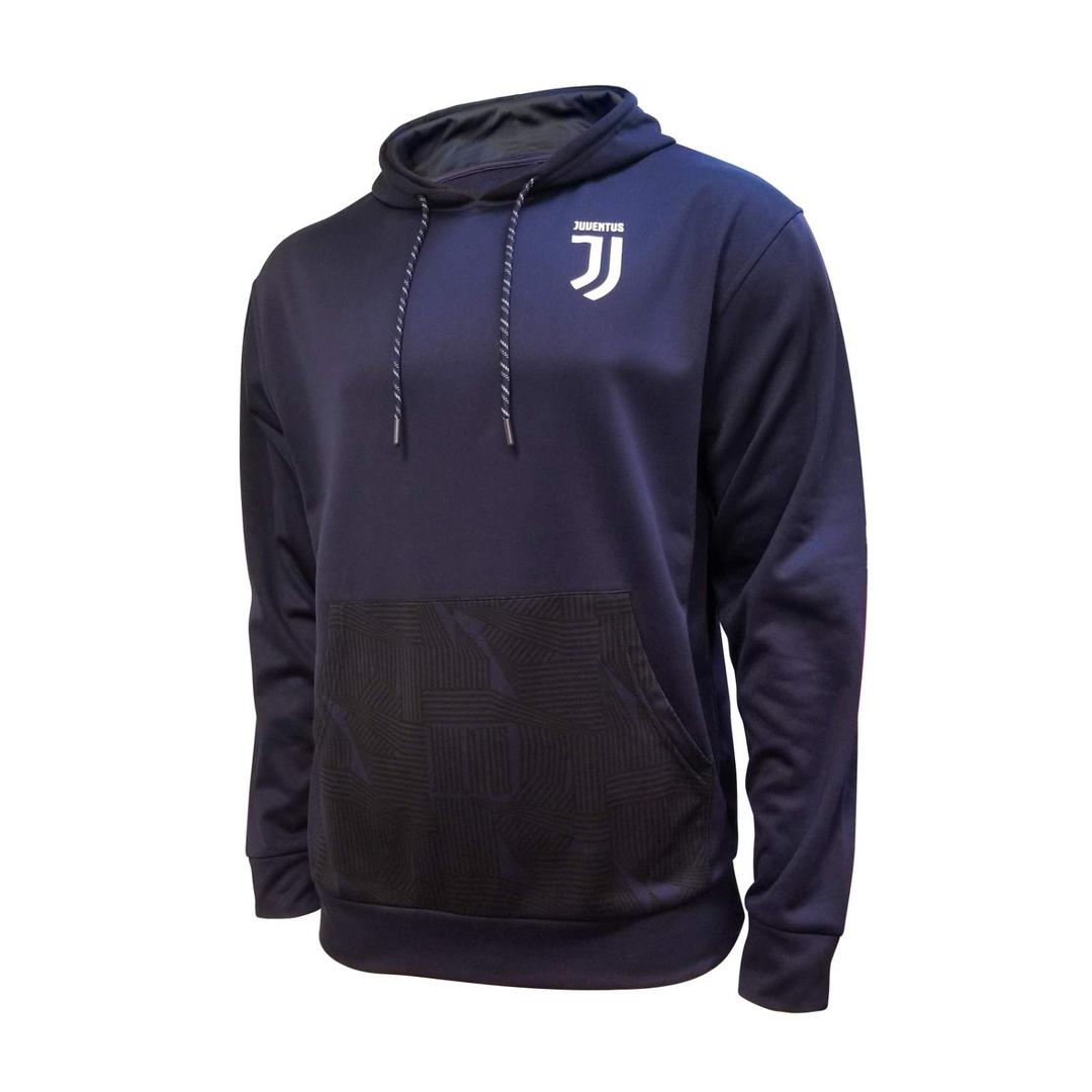 Icon Sports Men Compatible with Juventus Jacket Officially Licensed Pullover Soccer Hoodie Medium 024