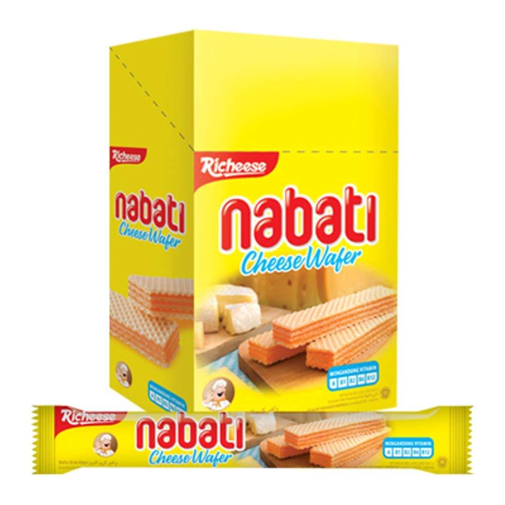 Richeese Nabati Cheese Wafer Snacks 1 Box (20 Piece x 7g)