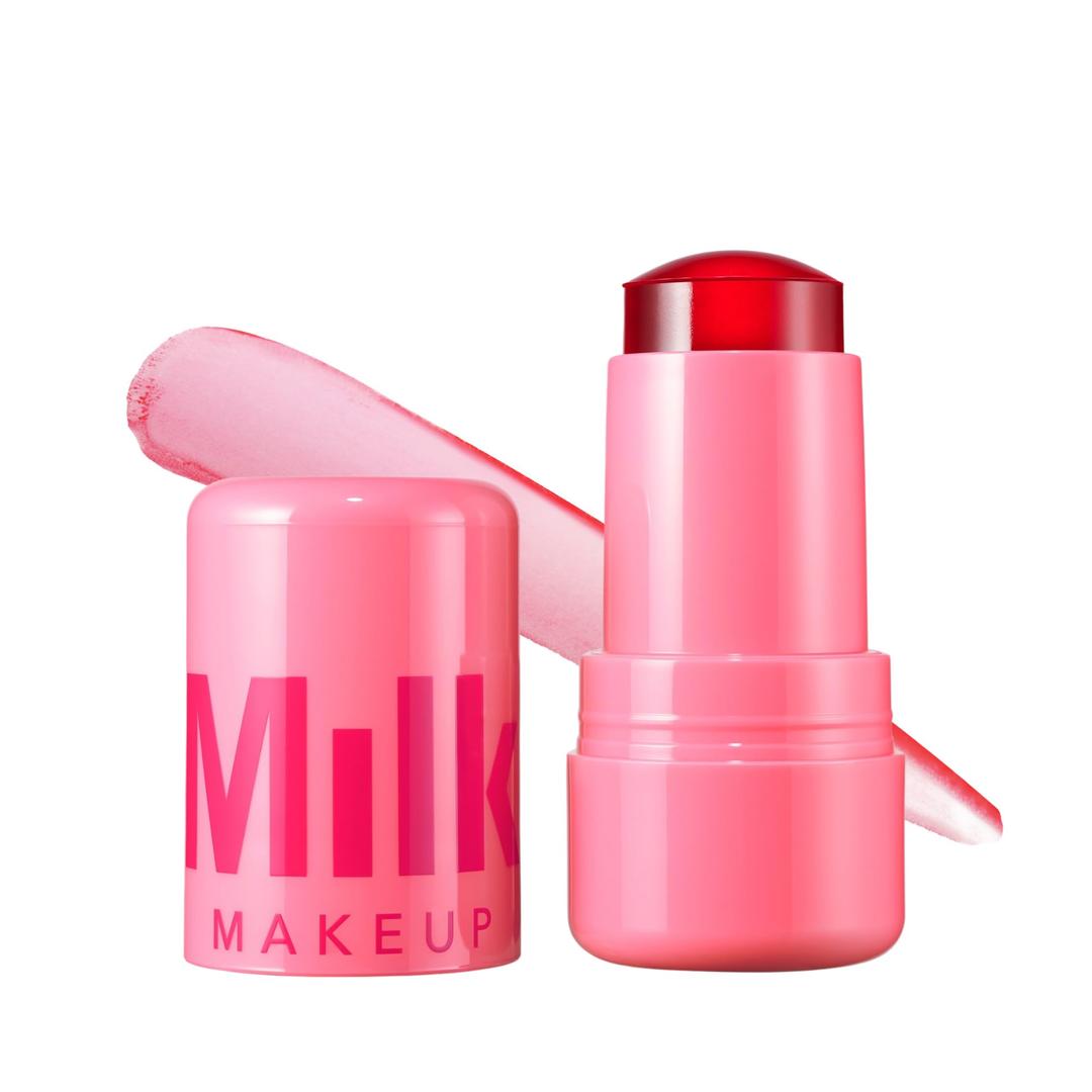 Milk MakeupCooling Water Jelly Tint, Chill (Red) - 0.17 oz - Sheer Lip & Cheek Stain - Buildable Watercolor Finish - 1,000+ Swipes Per Stick - Vegan, Cruelty Free