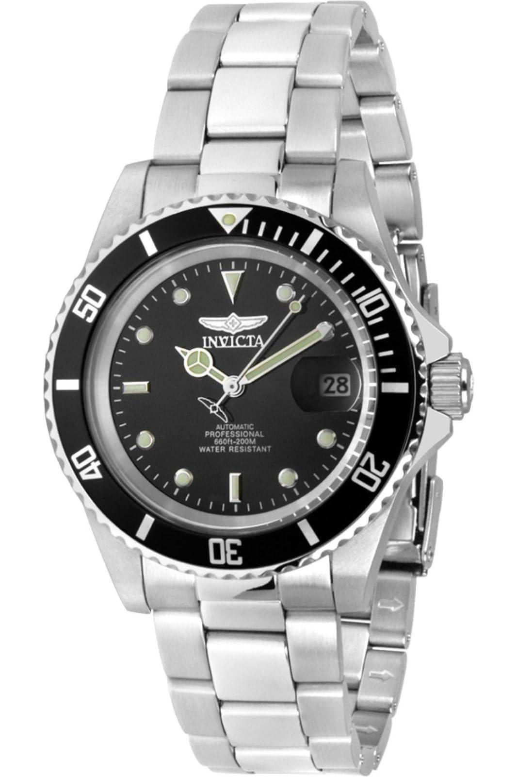 InvictaAutomatic Pro Diver Stainless Steel Watch