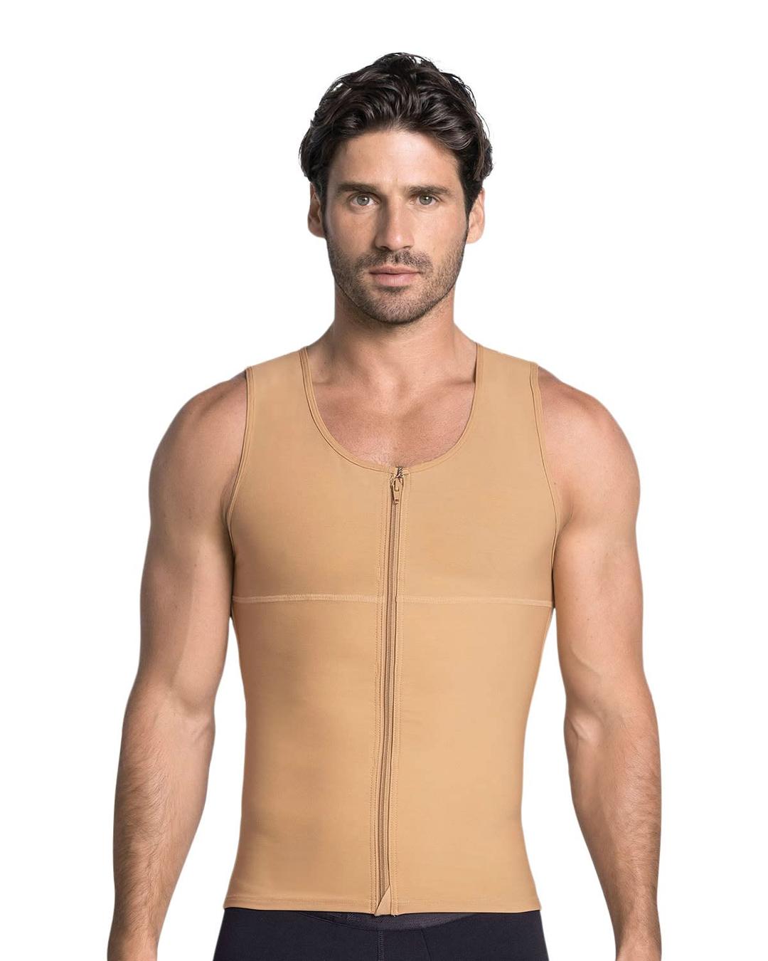 LEO Vest Shapewear for Men - Back Support Posture Corrector Body Shaper