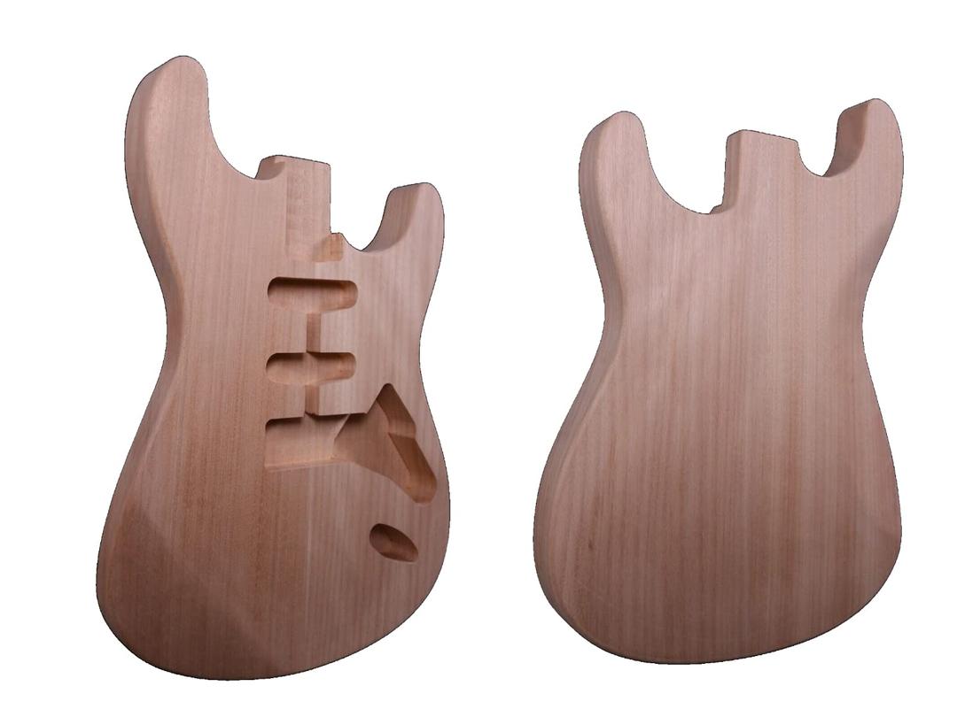 Mahogany wood Guitar Body SSH pickups For ST Style Guitar project Bodies DIY for replacement