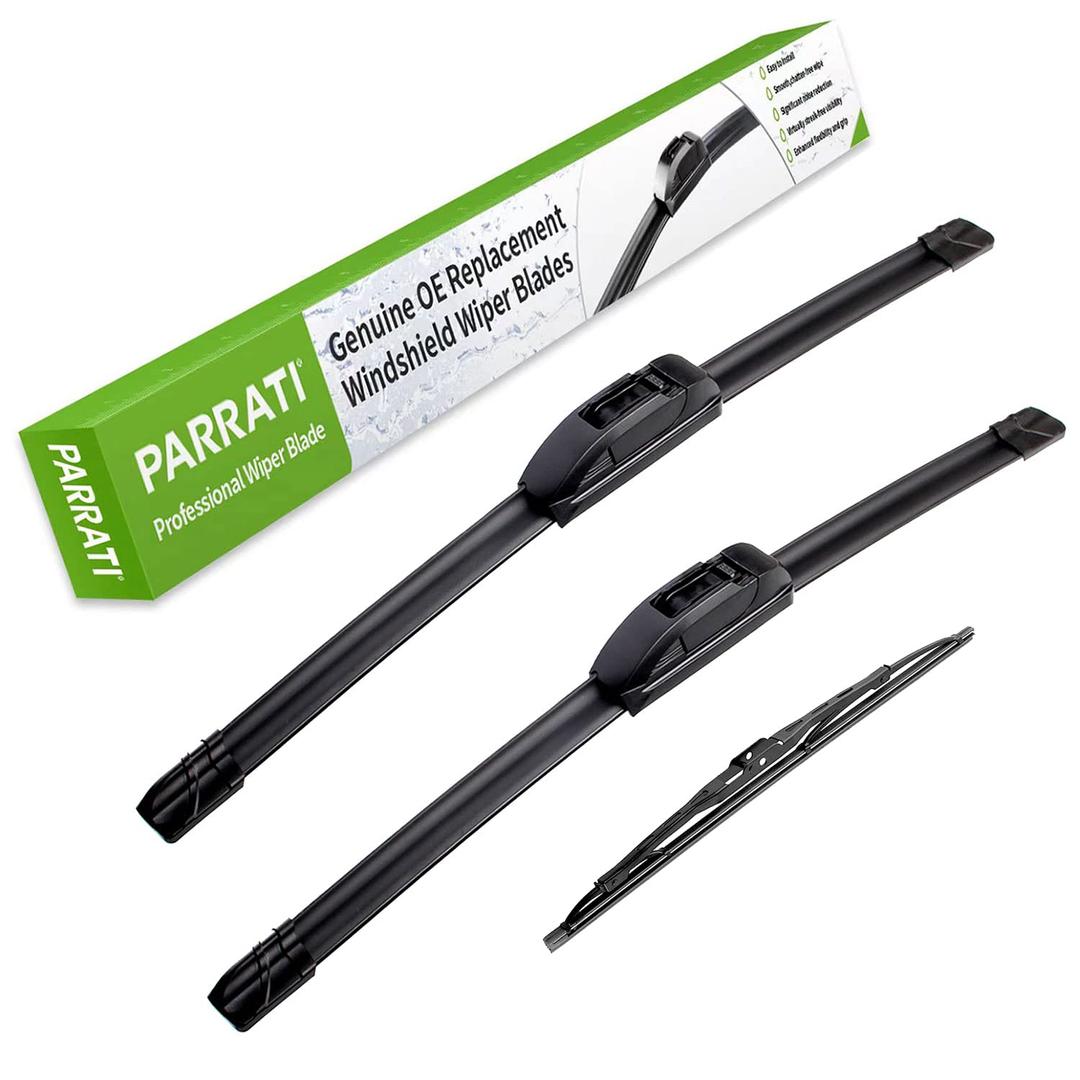 PARRATI® High Performance Premium All-Season Automotive Windshield Wipers with Rear Wiper Blades Replacement for Ford Escape Mercury Mariner 2005-2007,Easy to Install 20"+18"+10''(Set of 3)