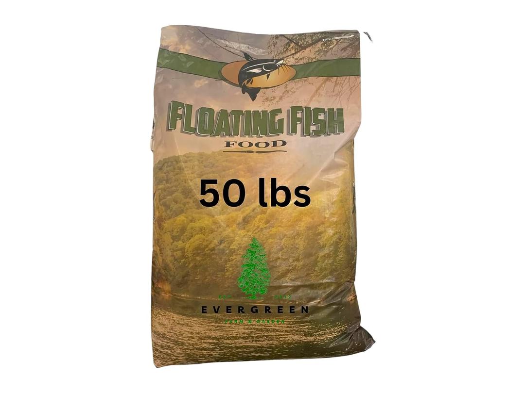 Shawnee Floating Catfish Food 32% Protein 4% Fat - 50 lb Bundled